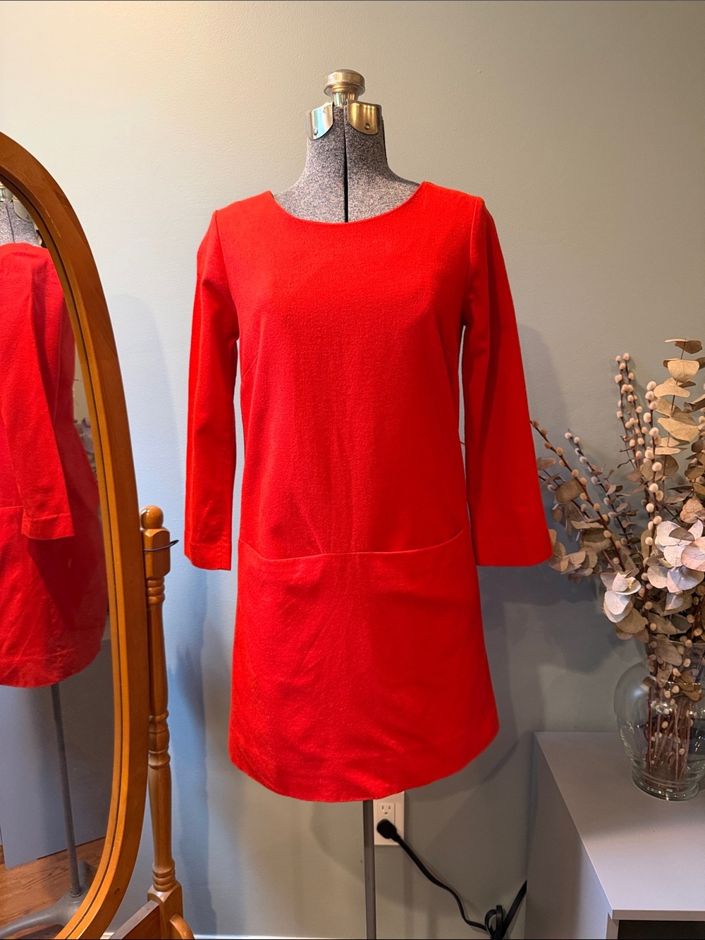 JCrew Soft Wool Shift Frock